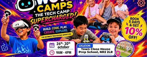 Norwich October Half Term Tech Camp