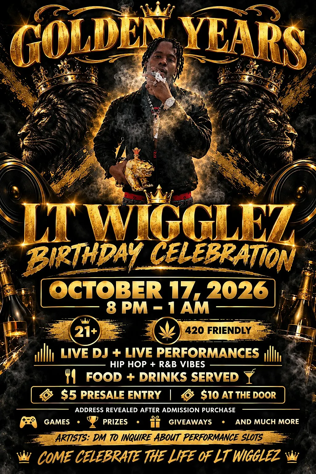 LT Wigglez PAJAMA Bday Celebration
