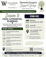 Dementia Caregiver Support Group: Legal & Financial Planning