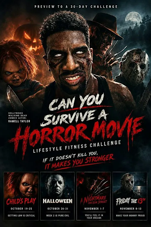 Could You Survive a Horror Movie? | Creative Lifestyle Fitness Challenge