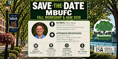 Manitoba Urban Forest Council Fall Workshop & AGM 2026