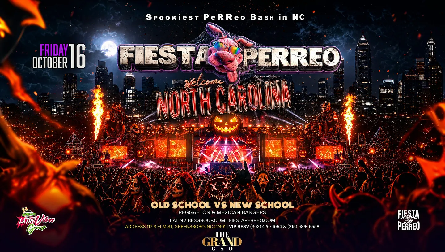 LATINVIBESGROUP FIESTA PERREO REGGAETON HALLOWEEN BASH / NC