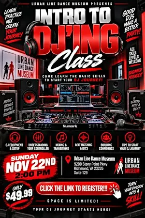 INTRO TO DJ'ING CLASS