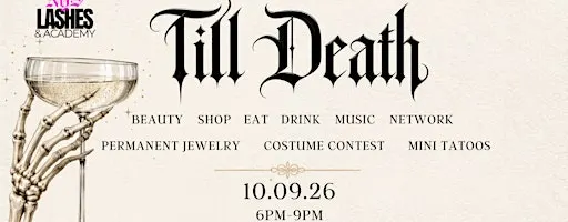 Till Death Beauty Halloween Party