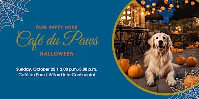 Cafe du Paws Halloween | Dog Happy Hour