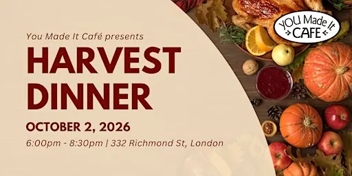 Harvest Dinner - YOU Made It Café Rooftop Terrace