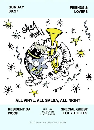 Salsa Na'Ma SUN Sept 27th | 6 PM - 12AM