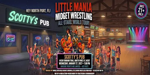 Little Mania Midget Wrestling All-Stars: World Tour in North Port, FL!