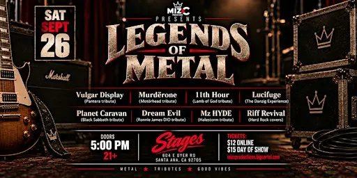 9/26 Legends of Metal