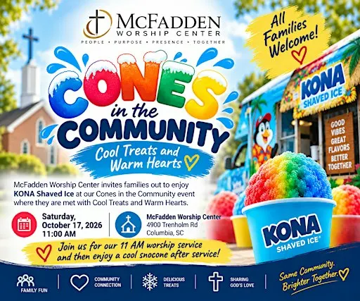 McFadden Worship Center's Cones in the Community