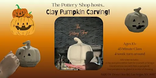 Carve a Clay Pumpkin at The Pottery Shop (DI & Durango)