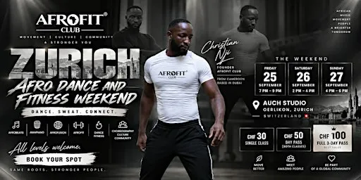 Afro Dance & Fitness Weekend Zurich | Afrobeats, Amapiano & AfroFit