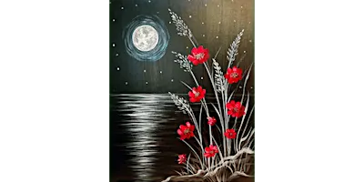 Silver Moon Blooms - Paint and Sip in Houston | Classpop!™