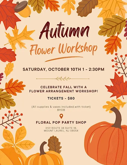 Autumn Flower Workshop