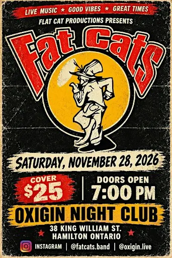 Fat Cats - 9 Lives (one show) Tour