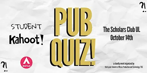 UL Student Kahoot Pub Quiz