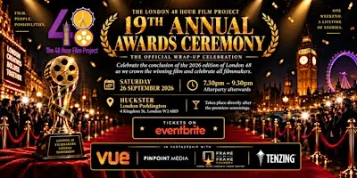 19th Annual Awards Ceremony for The London 48 Hour Film Project 2026