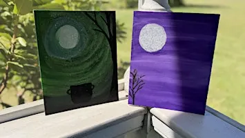 Lunch time spooky painting