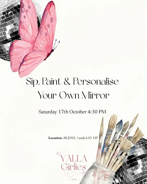 Sip, Paint & Personalise your own mirror