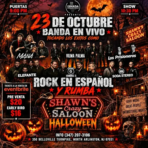 Halloween Rock en Español & Rumban NJ
