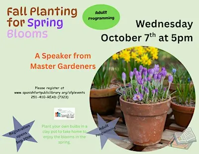 Fall Planting for Spring Blooms - Adult Programming