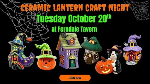 Ceramic Lantern Party: Halloween Edition at Ferndale Tavern