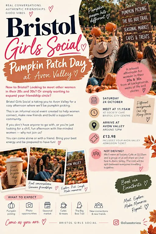 Bristol Girls Social: Pumpkin Patch Day