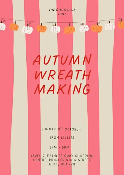 Autumn wreath making