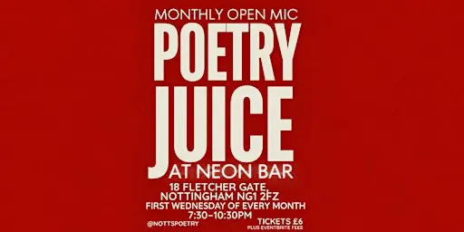 Poetry Juice at NEON bar
