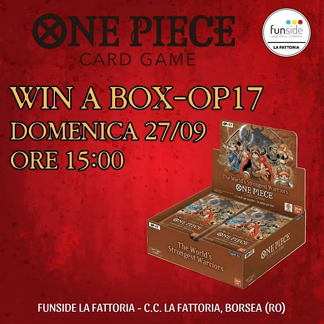 ONE PIECE WIN A BOX OP-17