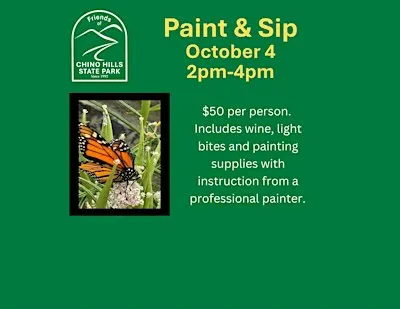 Paint & Sip-Butterfly and Buckwheat Flower