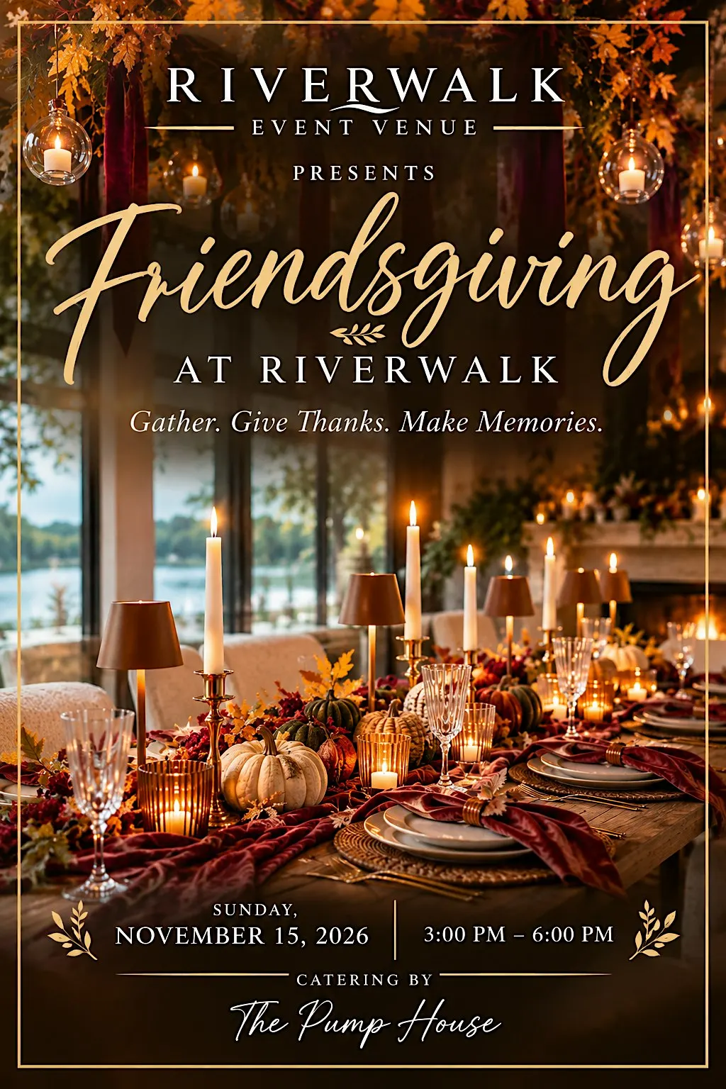 Friendsgiving at the Riverwalk