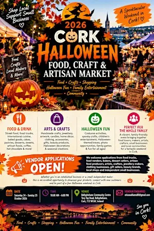 2026 Cork Halloween Food, Craft & Artisan Market