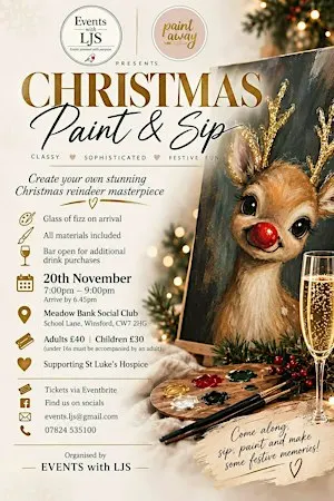 Christmas Paint & Sip