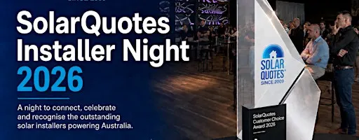 SolarQuotes Installer Night 2026