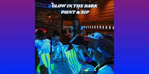 Glow in the Dark Paint & Sip