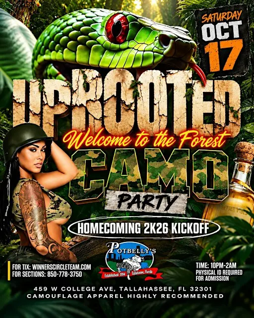 UPROOTED FAMU HOMECOMING KICK OFF CAMO PARTY