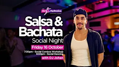 Salsa Bachata Social // Friday Night // Fun Salsa Workshop with Johan!