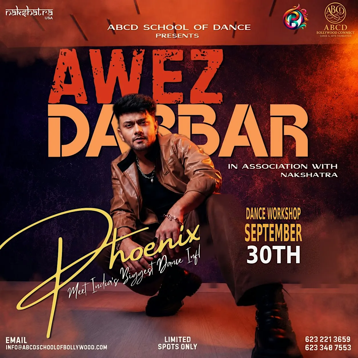 Awez Darbar Dance Workshop — Phoenix | Sept 30