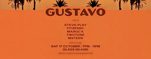 Glass Island - GUSTAVO - Sat 17 Oct 2026