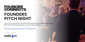 Founders Pitch Night | B2B Networking | Founders & Professionals