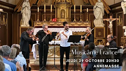 Concert à Annemasse : Bach, Vivaldi, Schubert, Rachmaninov, Saint-Saëns