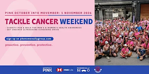 Tackle Cancer Walk/Run 2026 (Pink Run · Start of Movember)