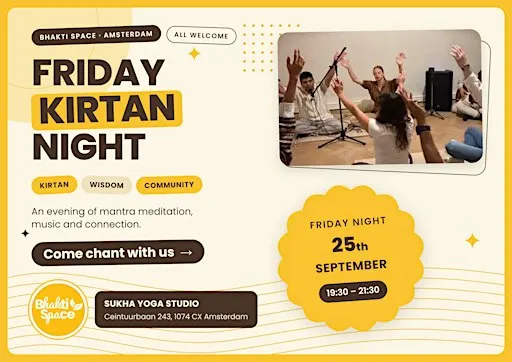 Bhakti Space Amsterdam: Friday Kirtan Night