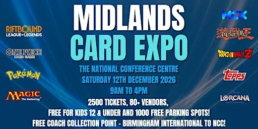 Midlands Card Expo #4 - Saturday 12th December 2026!
