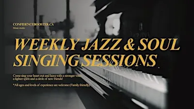 Weekly Jazz & Soul Singing Sessions - EVERY WEDNESDAY - 7 pm to 9 pm