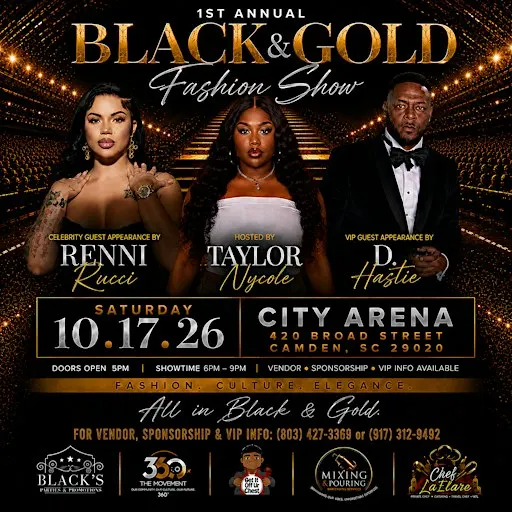 Black & Gold fashion show
