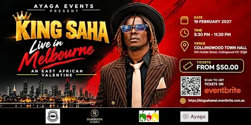 KING SAHA Live in Melbourne – Presented by AYAGA Events