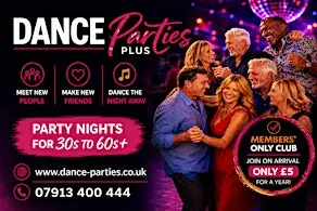 ASCOT, BERKS. Over 30's-60's+ Party for Singles & Couples- FRI 25 SEPT