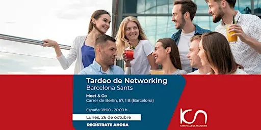 Copia de KCN Tardeo de Networking Barcelona Sants - 26 de octubre